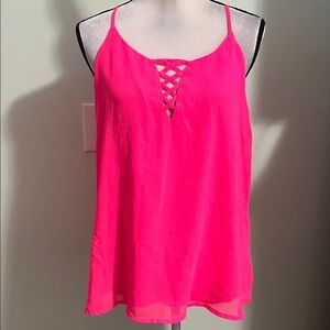 NAIF Vibrant Pink Camisole Top use top size M/L